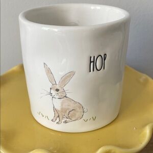 White Bunny Design Candle